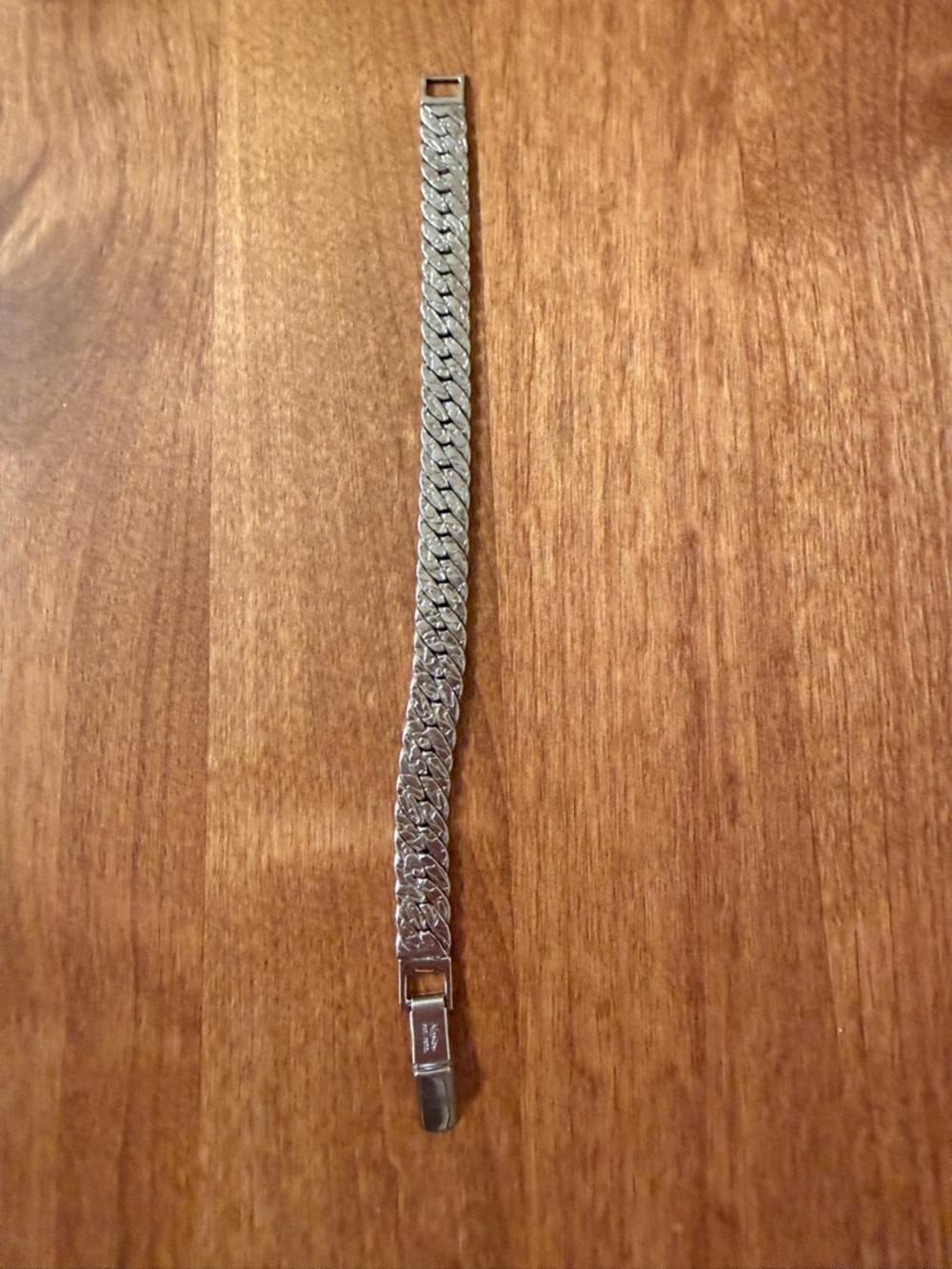 Napier Women’s Textured Silver Link Bracelet Vintage 7” - Picture 4 of 7